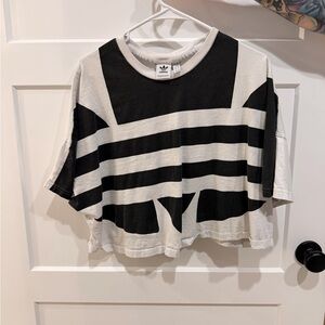 Adidas Monochrome Striped Tee